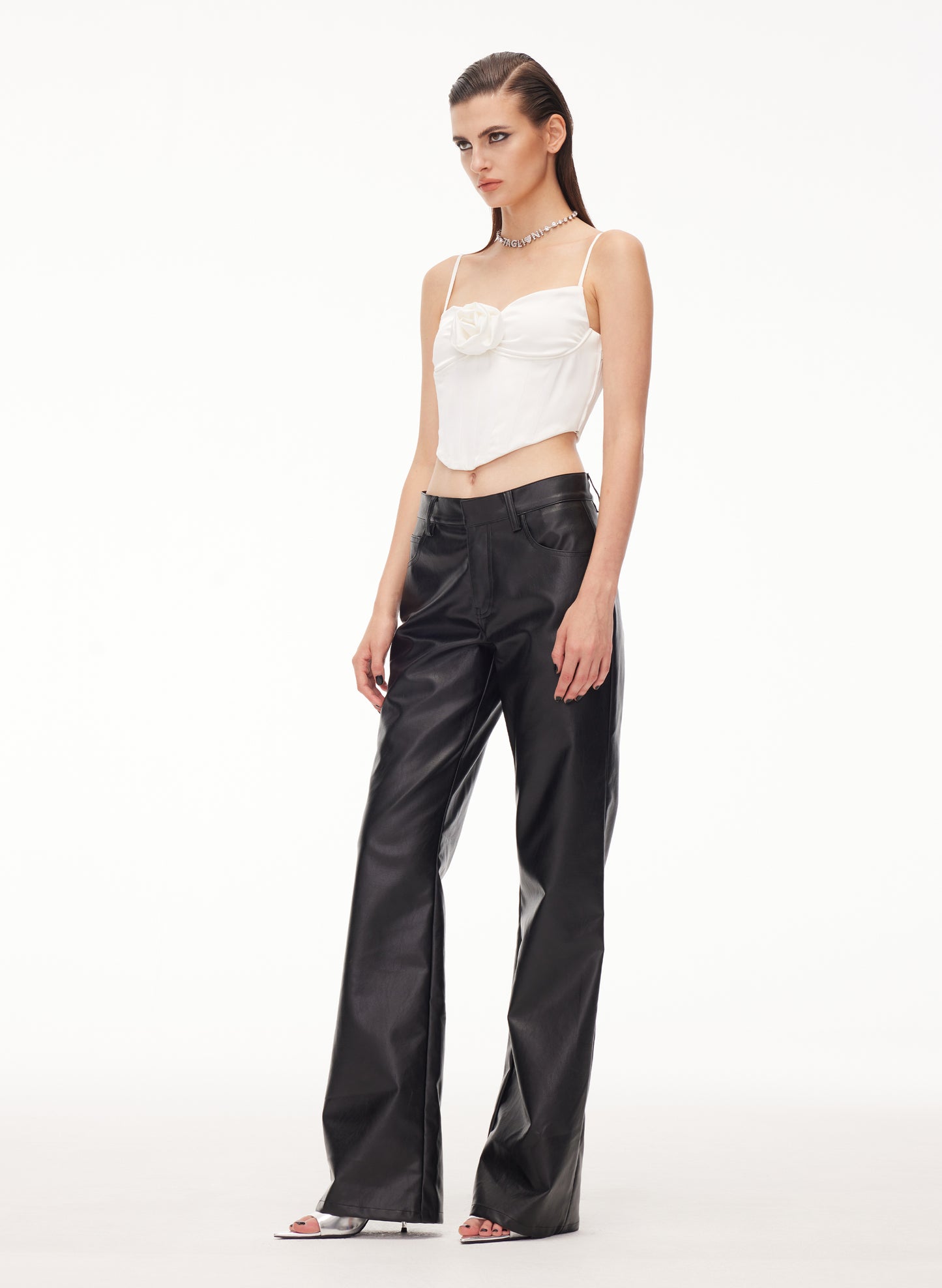 TAGLIONI Flower Corset Top