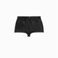TAGLIONI Patent Leather Fitted Shorts